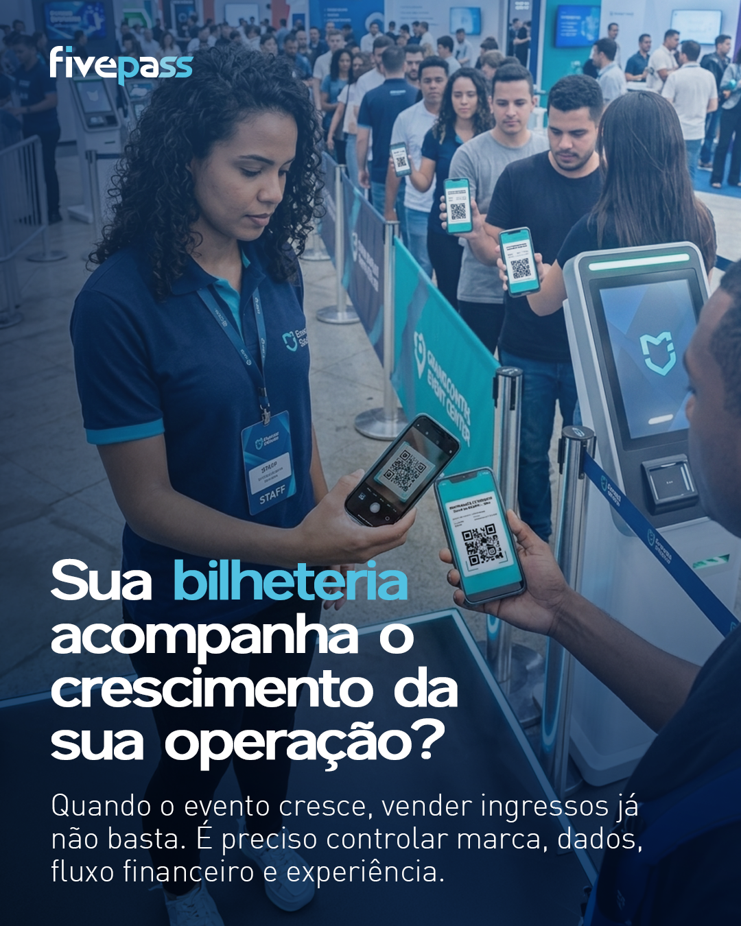 Sua bilheteria acompanha o crescimento da sua operação?